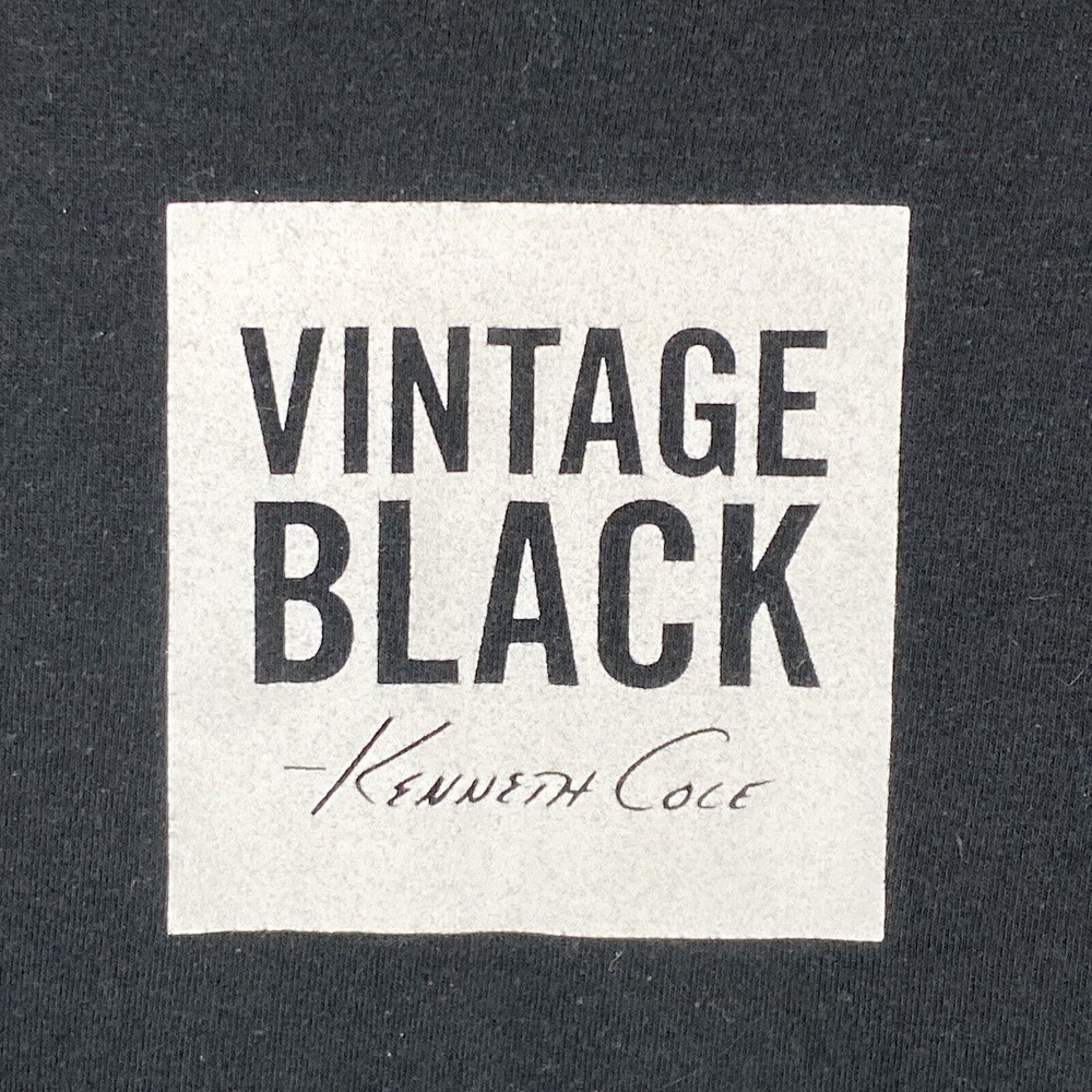 Kenneth Cole Black Fragrance Perfume Cologne Vintage Promo Shirt Size Medium - Picture 2 of 5